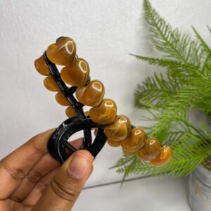 heart shaped hair clip(green)