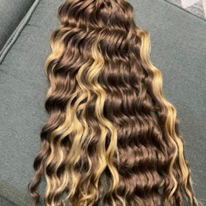 blume wavy braiding hair extension (brown mix)rc