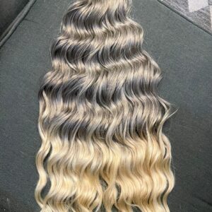 blume wavy braiding hair extension (gold ends)