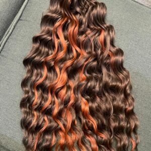 blume wavy braiding hair extension (bronze mix)rc