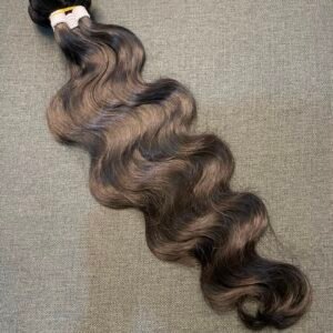 body wave sew in extension color 1b (6 bundles)