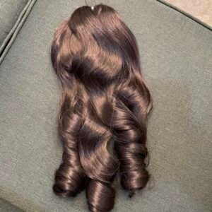 french spiral curls in color 4